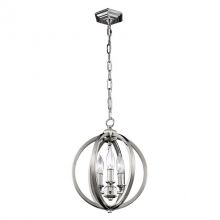 Corinne 3 lampa wisząca 3x60W E14 230V nikiel polerowany